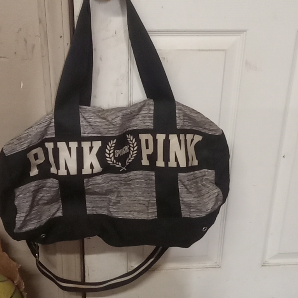 Pink gym bag